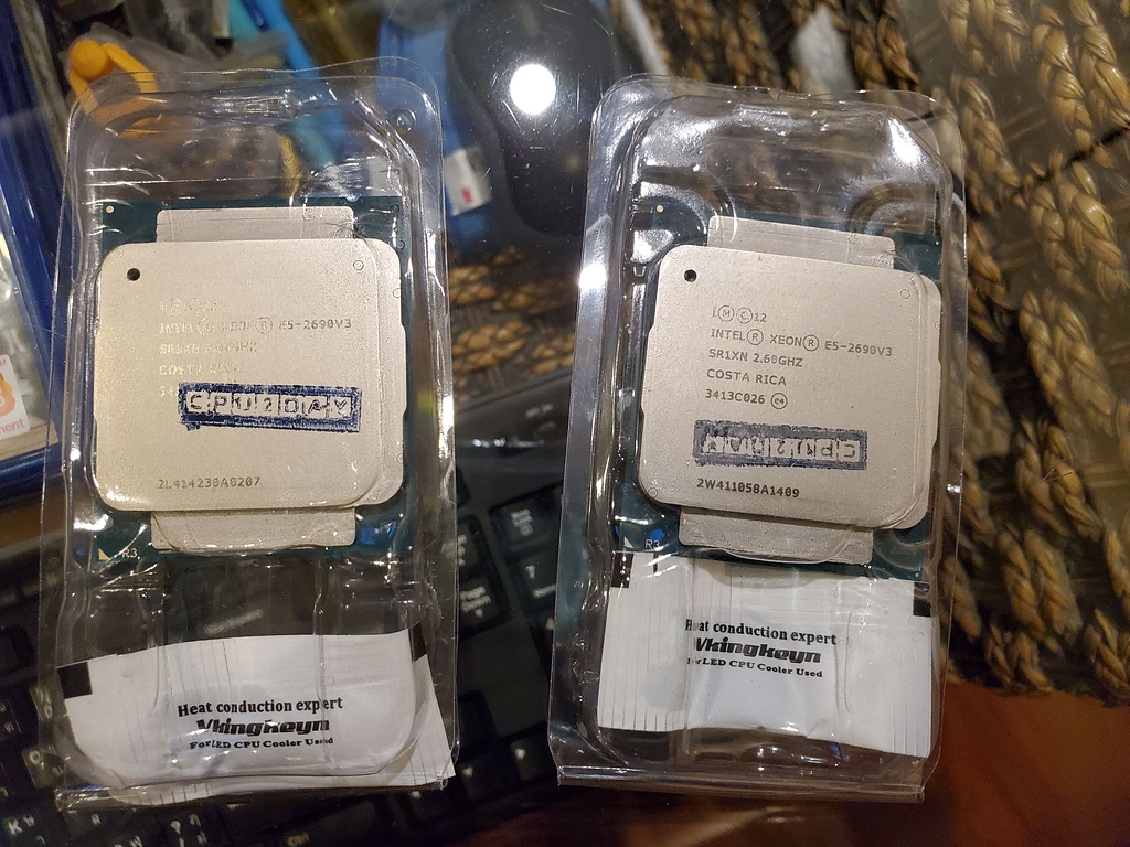 [ขาย] CPU Intel Xeon E5-2690 v3 2.6GHz - 3.5GHz 12c 24t 2 ตัว ...