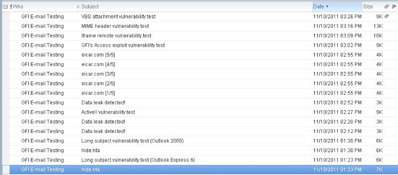Test Email ด้วย GFI Email Security Testing Zone - Technical topics ...